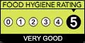 Food hygiene rating 5 - very good